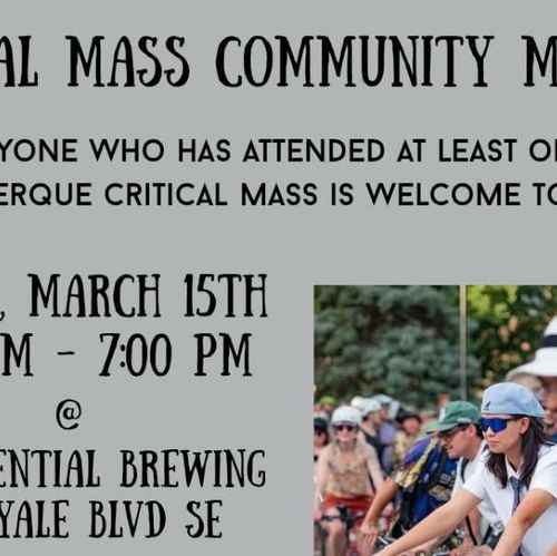 Critical Mass Community Meeting