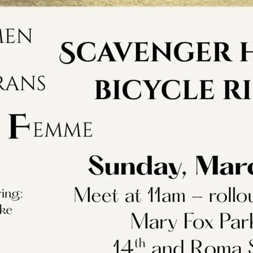 Bike Scavenger Hunt