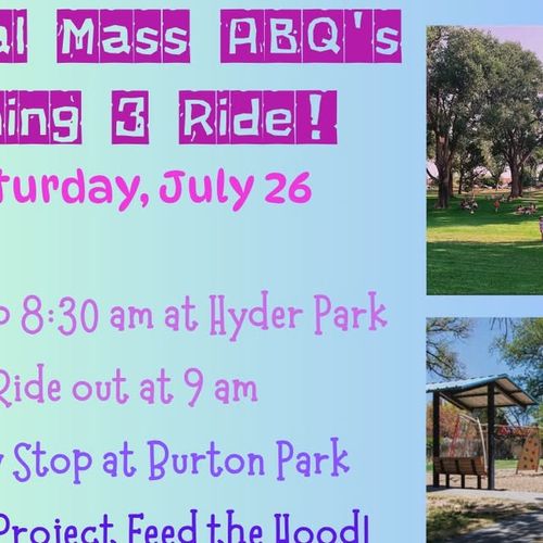 Kidical Mass ABQ Turning 3 Ride
